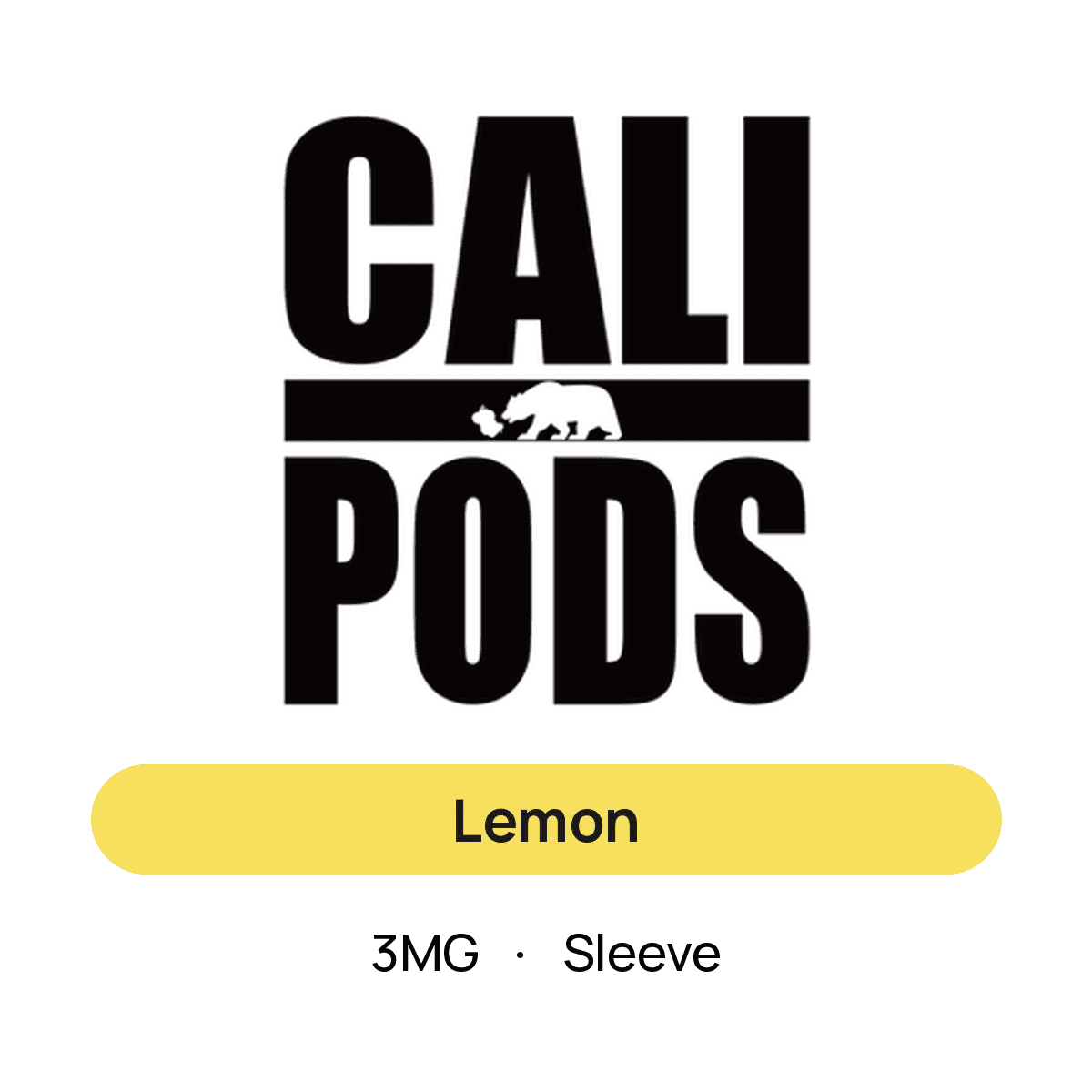 Cali Lemon — 3MG Sleeve