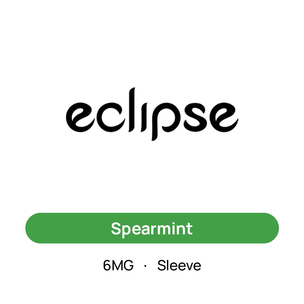 Eclipse Spearmint — 6MG Sleeve