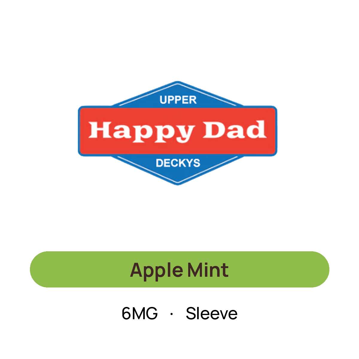 Happy Dad Apple Mint — 6MG Sleeve