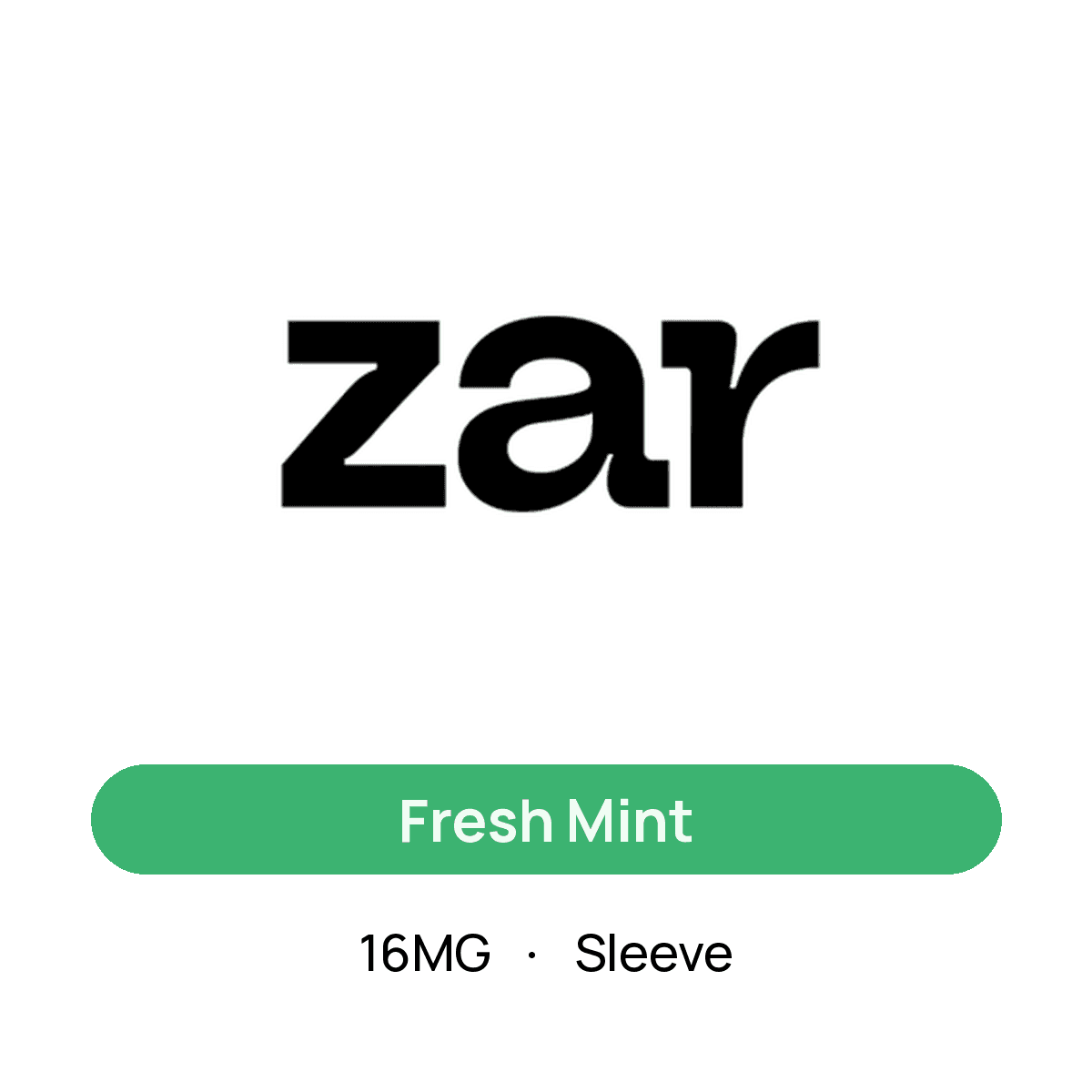 Zar Fresh Mint — 16MG Sleeve