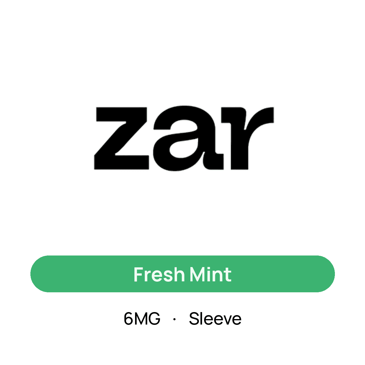 Zar Fresh Mint — 6MG Sleeve