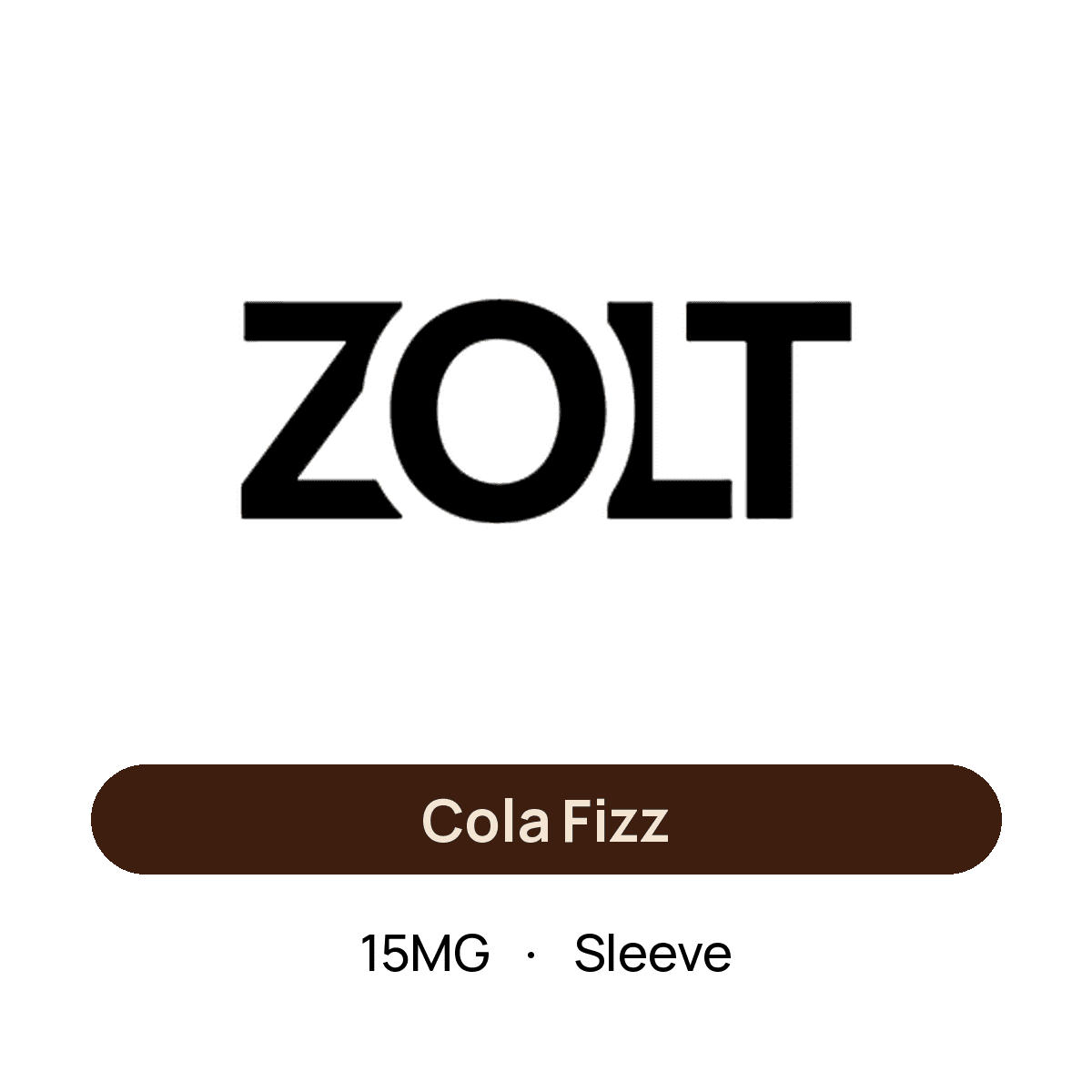 Zolt Cola Fizz — 15MG Sleeve