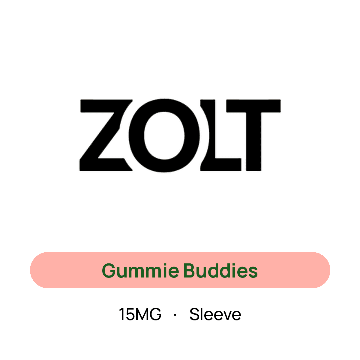 Zolt Gummie Buddies — 15MG Sleeve