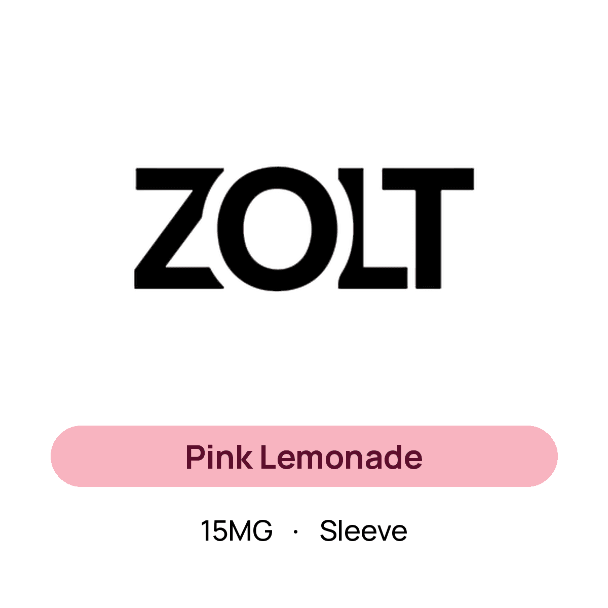 Zolt Pink Lemonade — 15MG Sleeve
