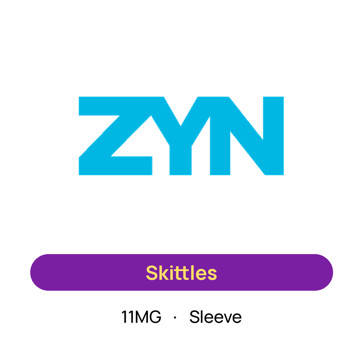 Zyn Skittles — 11MG Sleeve
