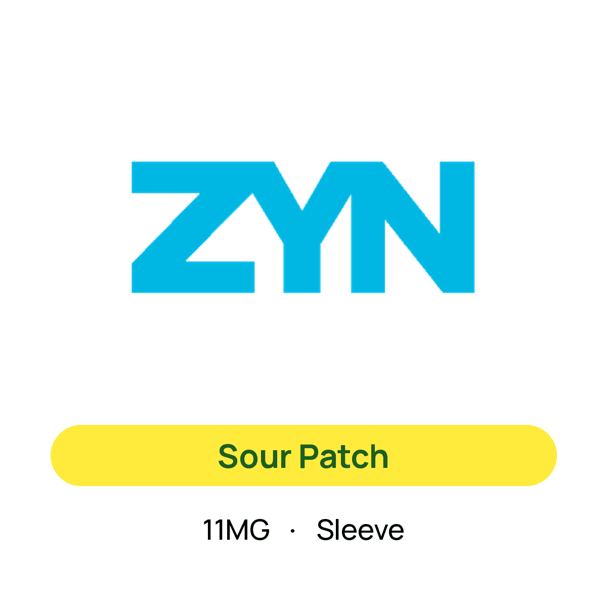 Zyn Sour Patch — 11MG Sleeve