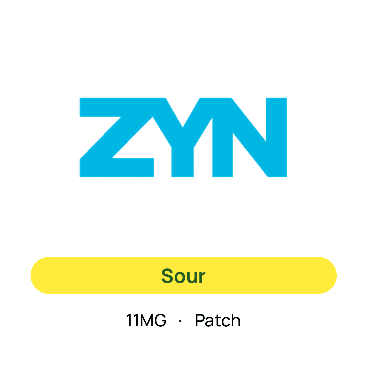 Zyn Sour — 11MG Patch