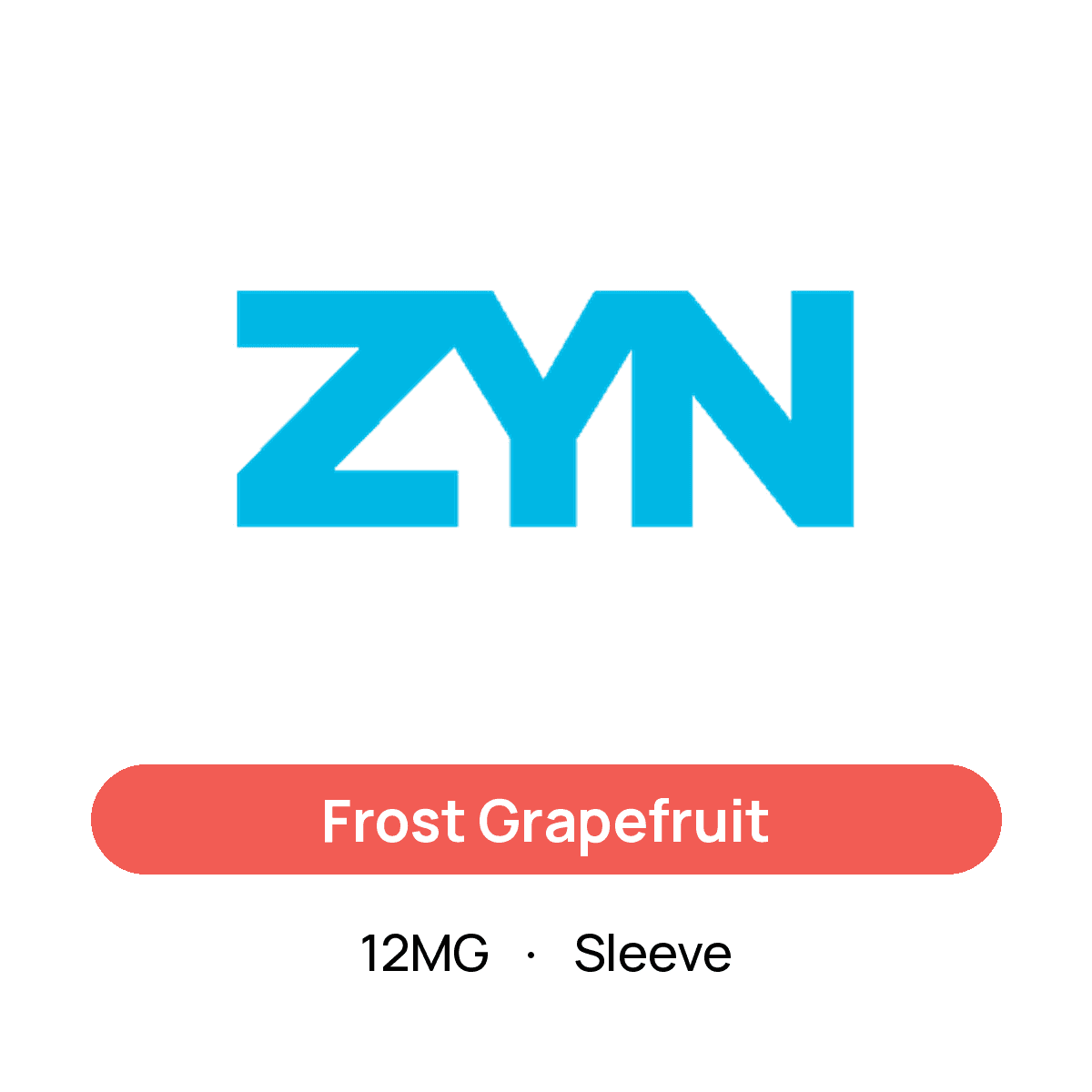 Zyn Frost Grapefruit — 12MG Sleeve