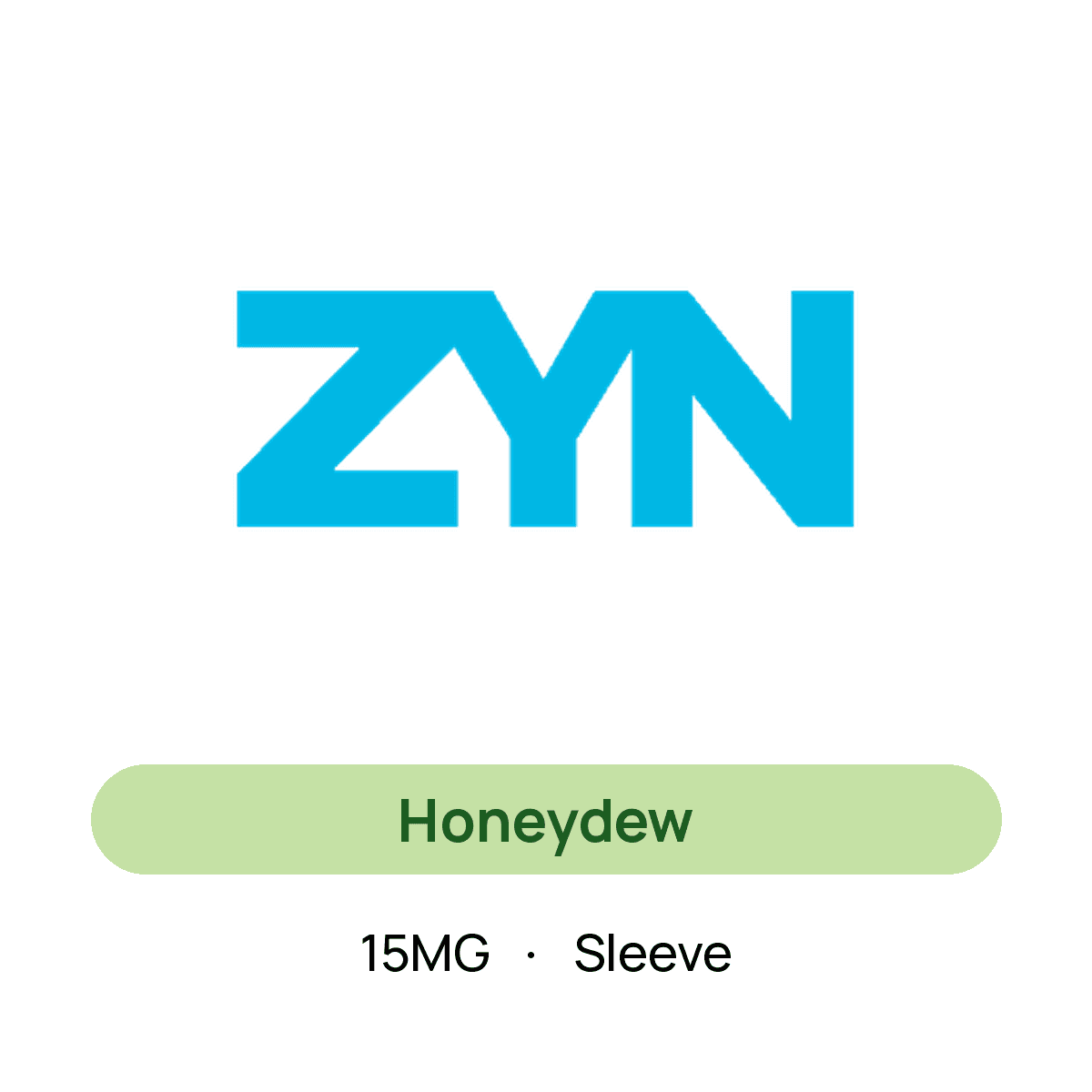 Zyn Honeydew — 15MG Sleeve
